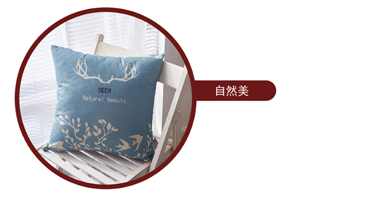 TH-R1033 數碼彩印亞麻抱枕