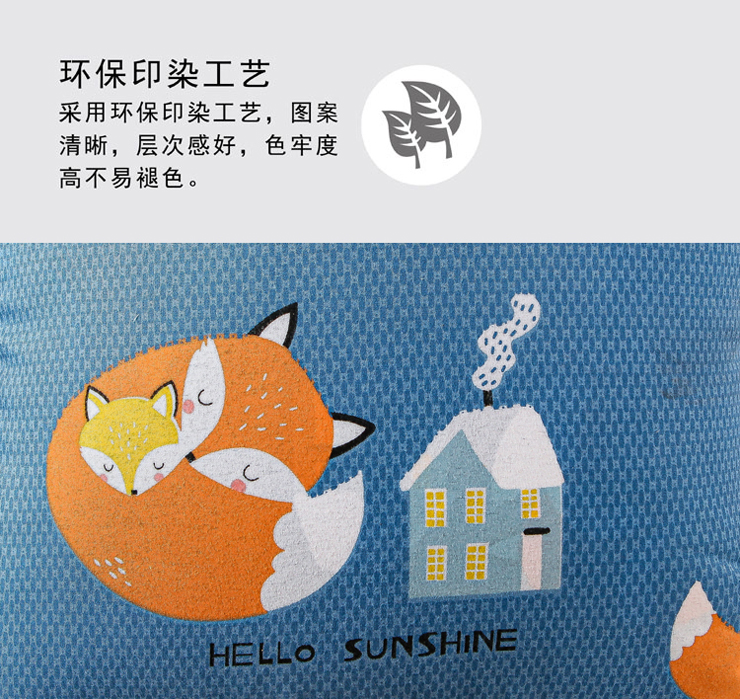FN-R723-1 時尚印花抱枕被